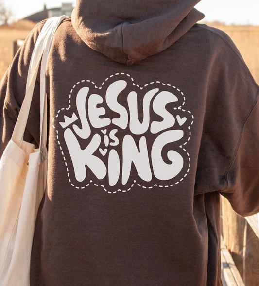 Jesus is King Bubble font