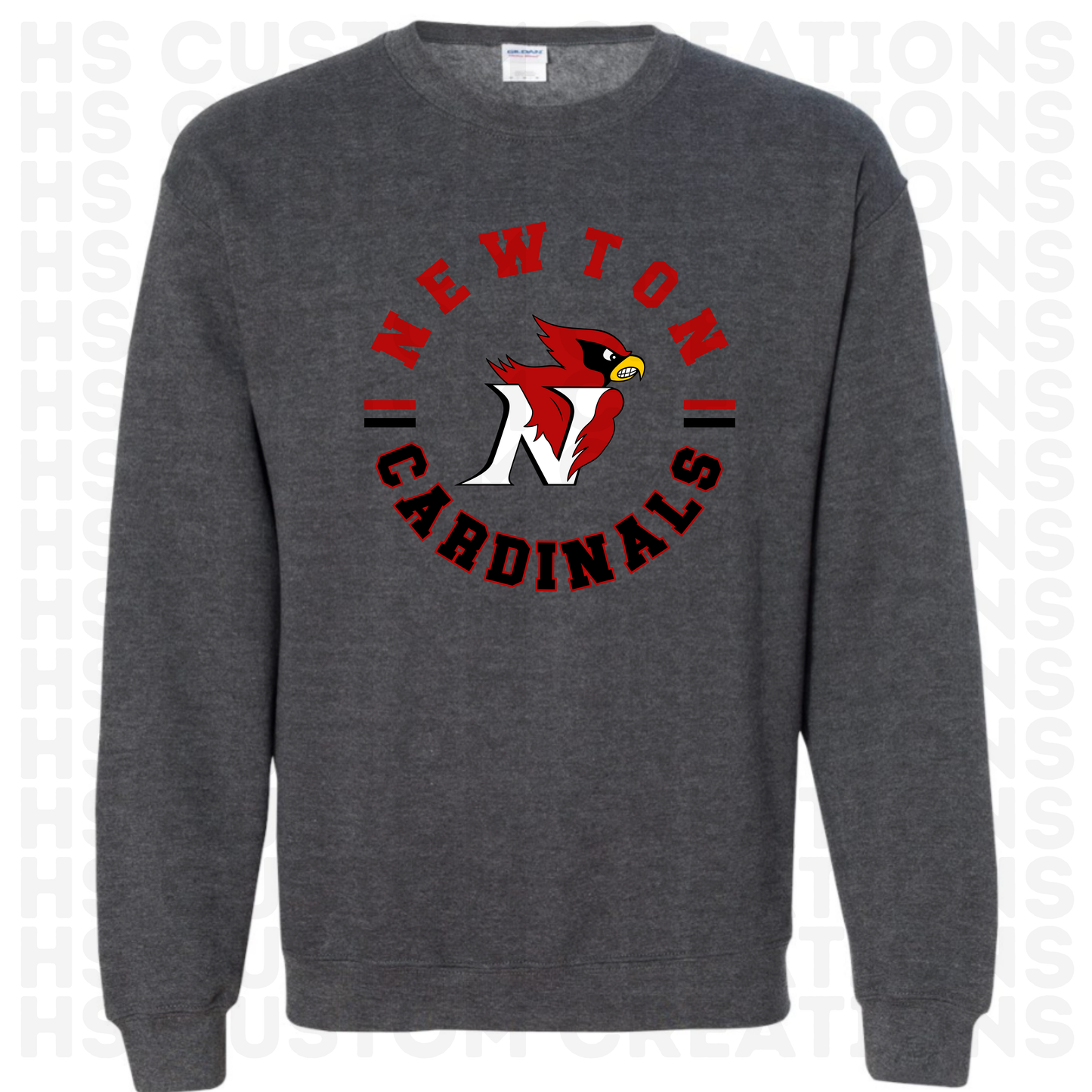 Newton Cardinals Circle Crew Neck Sweatshirt