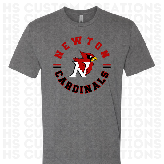 Newton Cardinals Circle Tshirt