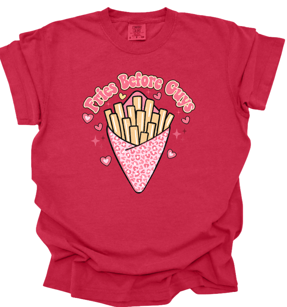 Fries before guys