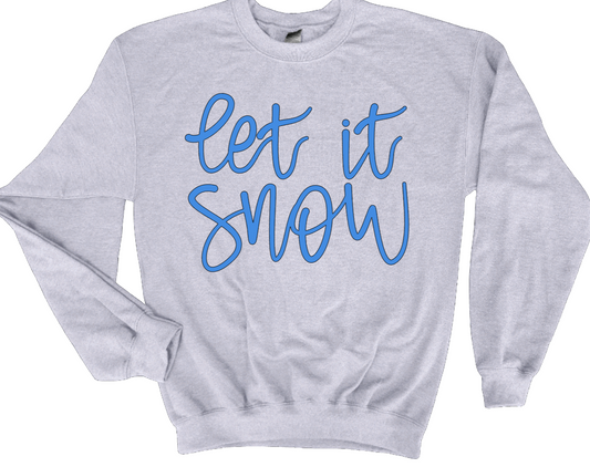 Let is snow cursive