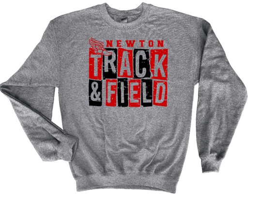 Newton Track and Field Block Letters