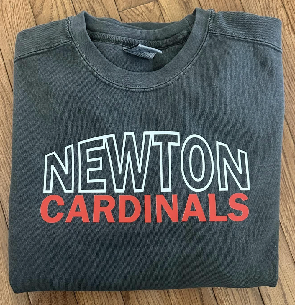 Newton Cardinals Comfort Colors Sweatshirt